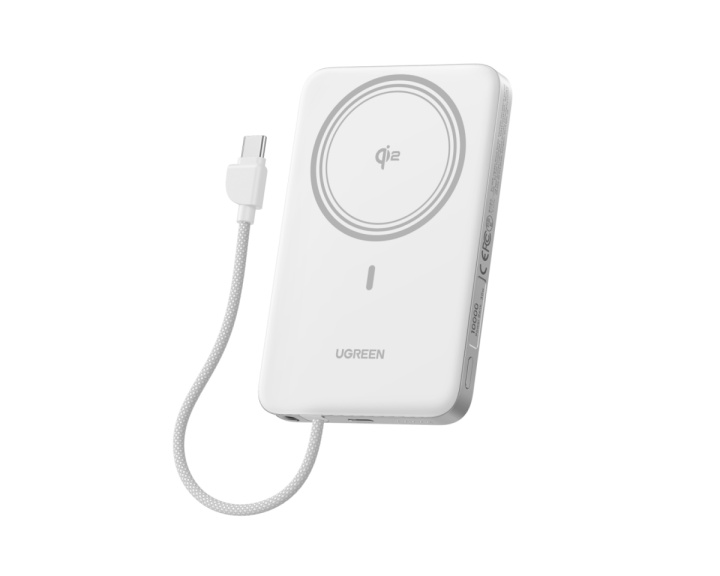  MagFlow Air Magnetisk Trådløs Powerbank 10000mAh 30W - Hvid