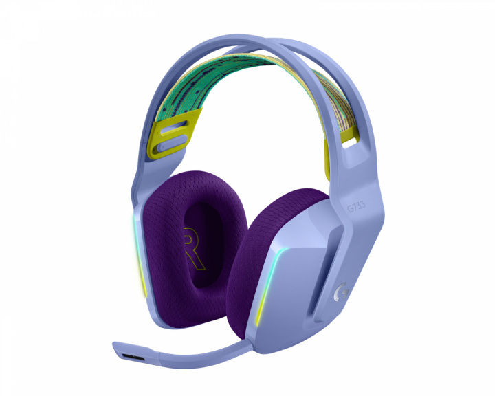 Logitech G733 Lightspeed Trådløs Headset - Lilac (DEMO)