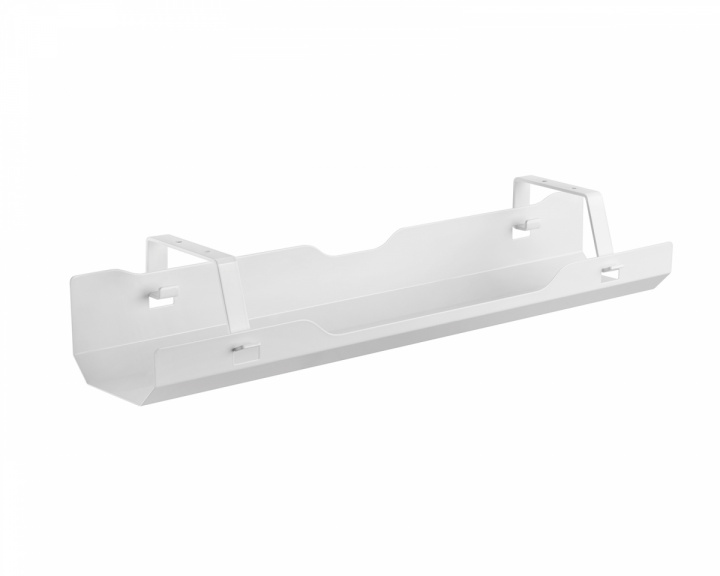 MaxMount Premium Kabelkanal til montering under Skrivebord - Hvid (DEMO)