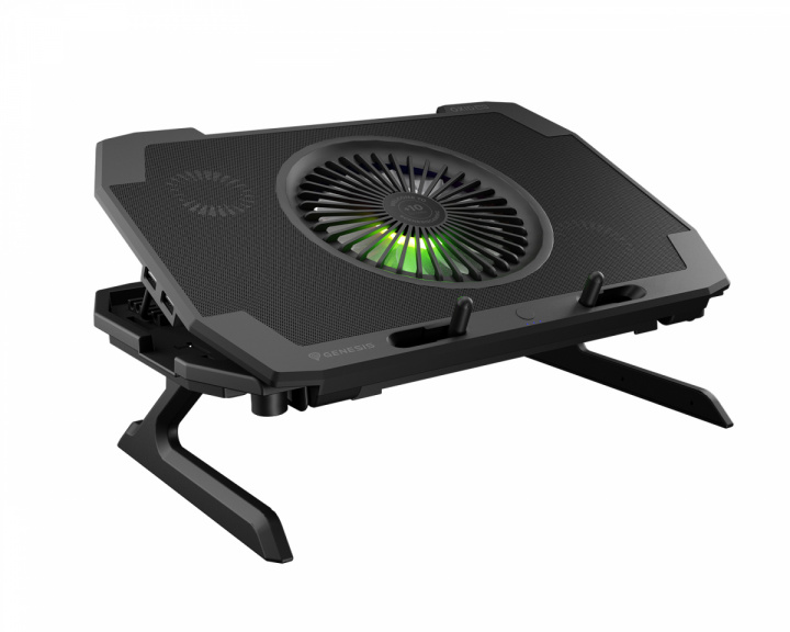 Genesis Oxid 850 RGB Laptop Køleplade 15.6”-17.3” - Sort (DEMO)
