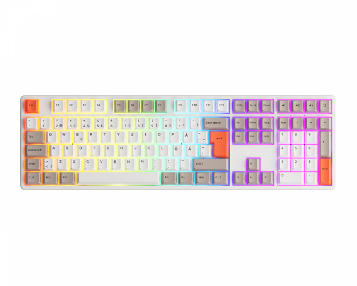 Akko 5108B Steam Engine ISO Trådløs Tastatur [Akko CS Jelly Black] (DEMO)