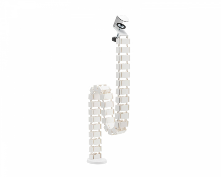 MaxMount Flexible Desk Cable Management Spine - Hvid Kabelskjuler (DEMO)