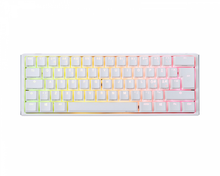 Ducky ONE 3 Mini Pure White RGB Hotswap Tastatur [MX Brown] (DEMO)