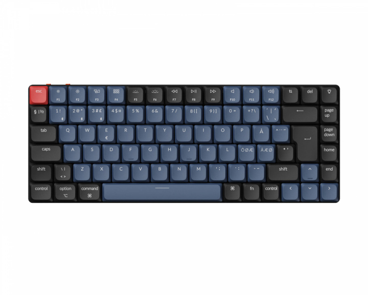 Keychron K3 Pro Low Profile Hotswap Trådløs Tastatur RGB Aluminium [Gateron Red] (DEMO)