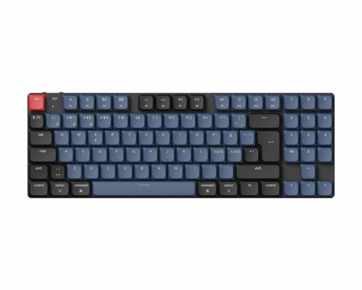 Keychron K13 Pro Low Profile Hotswap Trådløs Tastatur RGB Aluminium [Gateron G Pro Red] (DEMO)