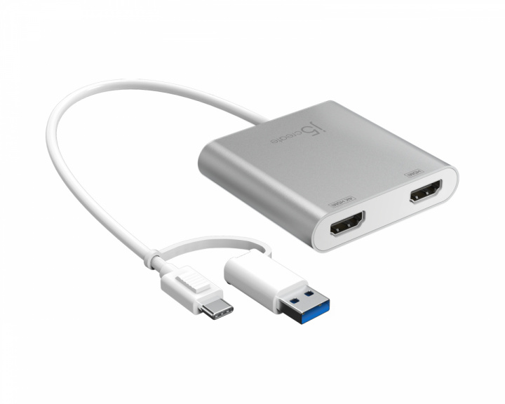 j5create USB-C til Dual HDMI Multi-Monitor Adapter (DEMO)