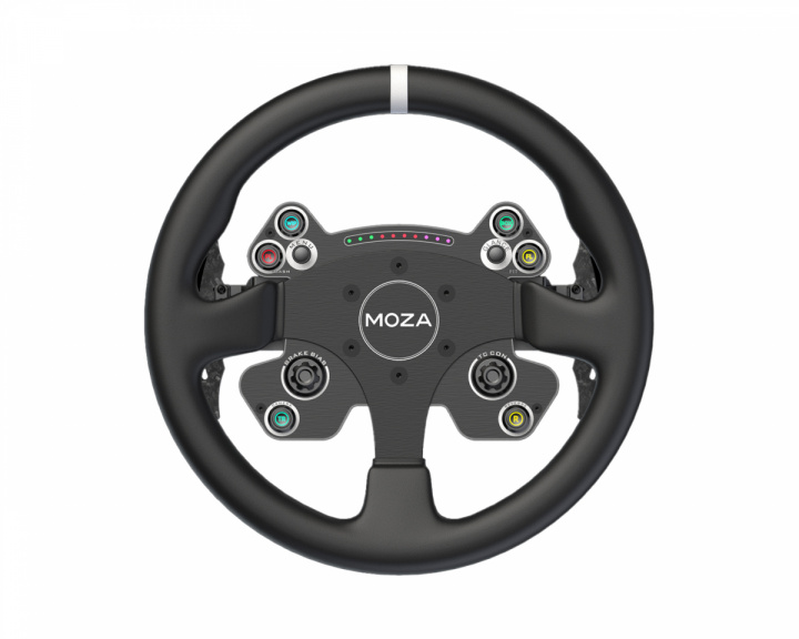 Moza Racing CS V2P Leather Steering Wheel - 33cm Rat til Racing (DEMO)