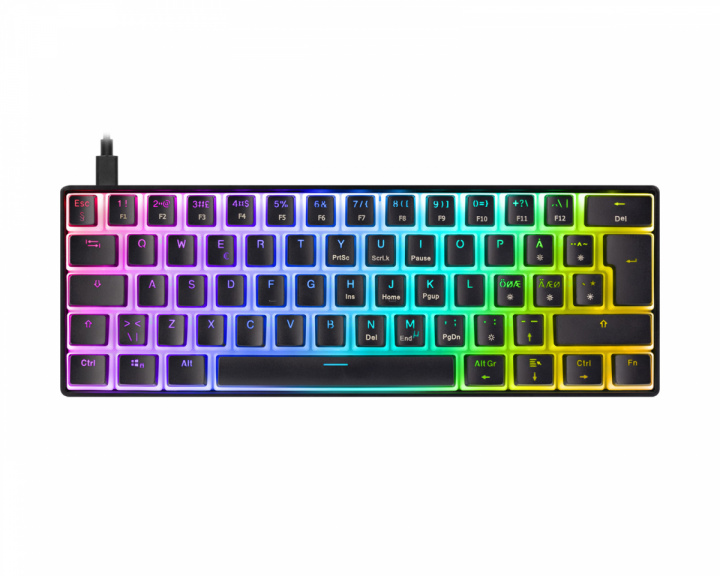 Deltaco Gaming DK475 RGB 60% Hotswap Mekanisk Tastatur [Pink Linear] - Sort (DEMO)