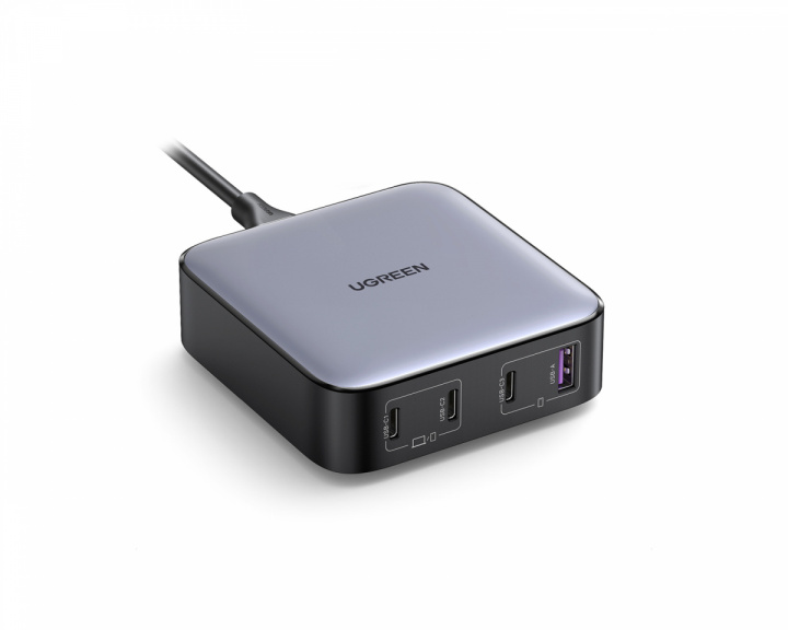 UGREEN Nexode 100W Desktop Charger (1xUSB-A + 3xUSB-C) - Multi oplader (DEMO)