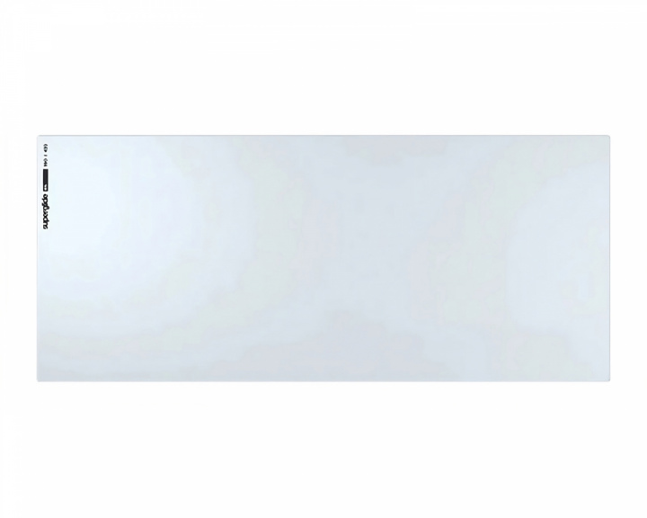 Superglide Glas Musemåtte - XXL - Hvid (DEMO)