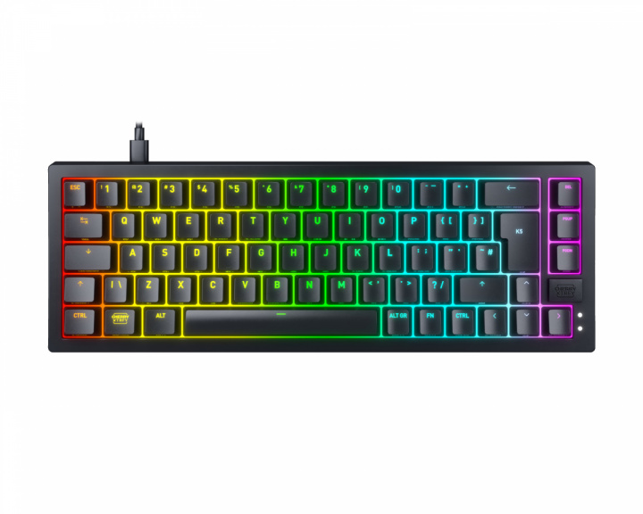 Cherry Xtrfy K5V2 RGB Compact Mechanical Gaming Tastatur [MX2A Red] - Sort (DEMO)