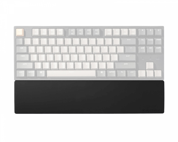 Keychron Silikone Palm Rest til K8/K8 Pro/C1/C1 Pro - Sort Håndledsstøtte (DEMO)