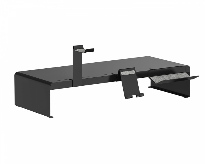MaxMount Displaystativ i stål med opbevaringsrum og holder (DEMO)