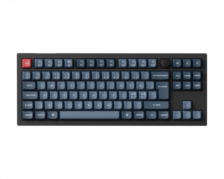Keychron V3 Max TKL QMK RGB Hotswap Trådløs Tastatur [Gateron Jupiter Brown] - ISO (DEMO)