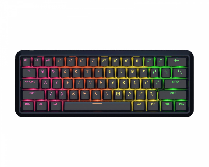 Waizowl Lightning 60 Magnetisk Gaming Tastatur - Sort (DEMO)