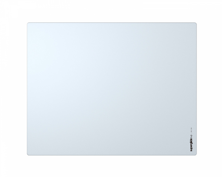 Superglide Glas Musemåtte v2 - L - Hvid (DEMO)