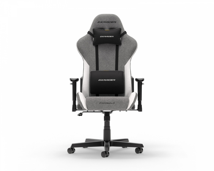 DXRacer FORMULA L Grå & Hvid Stof (DEMO)