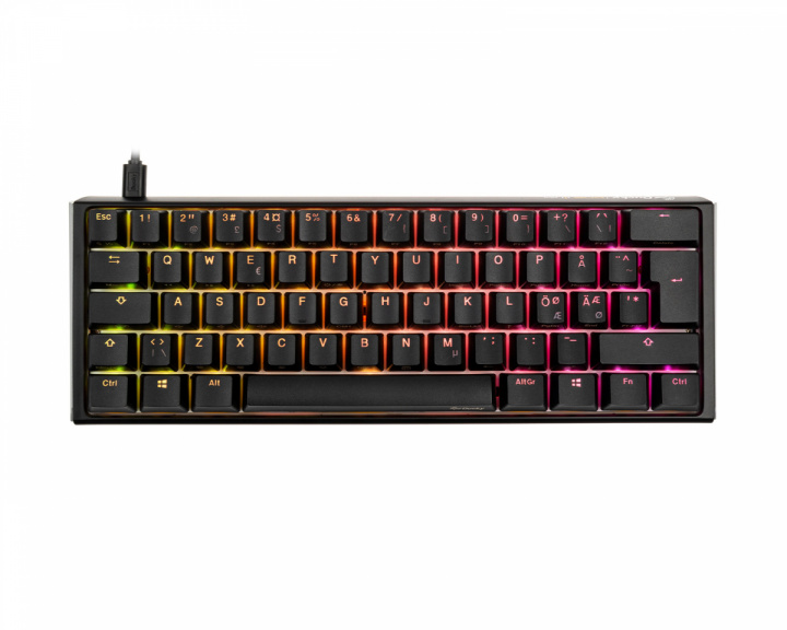 Ducky ONE 3 Mini Classic RGB Tastatur [Baby Kangaroo] - Sort/Hvid (DEMO)