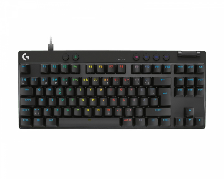 Logitech Pro X TKL Rapid Kablet Gaming Tastatur [Linear] - Sort (DEMO)