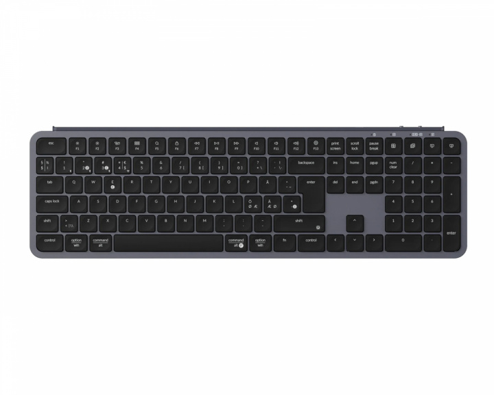 Keychron B6 Pro Ultra-Slim Trådløst Tastatur - Space Gray - ISO (DEMO)
