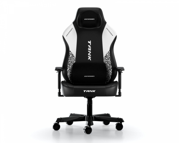 DXRacer TANK Gamingstol Sort & Hvid Rustning EPU Læder XXL (DEMO)