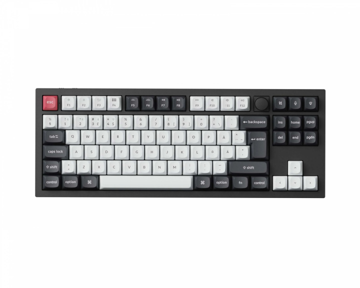 Keychron Q3 HE TKL RGB Hotswap ISO Tastatur [Nebula Linear] - Sort (DEMO)