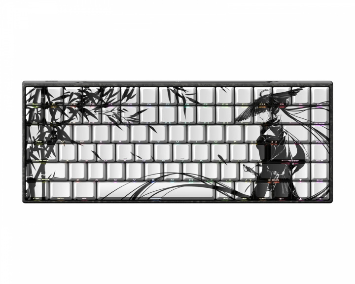 WLMouse YING75 HE Forged Carbon Fiber Tastatur - Hvid [Gateron Nightfall] (DEMO)