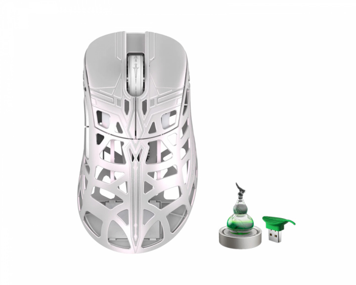 WLMouse x The Swords Magnesium Trådløs Gamingmus [OMRON] - Hvid (DEMO)