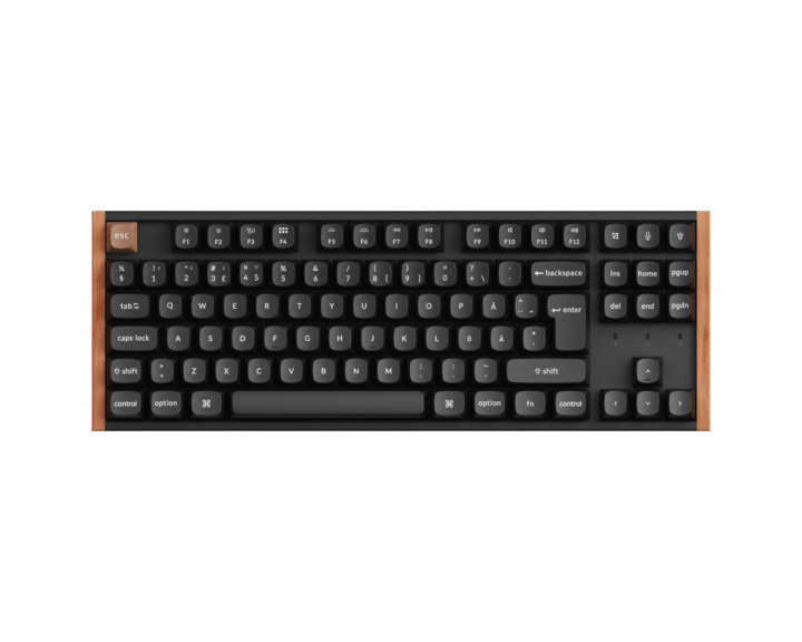 Keychron K8 HE SE Trådløst QMK Tastatur [Gateron 2.0 Purple Magnetic Switch] - Wood Black (DEMO)