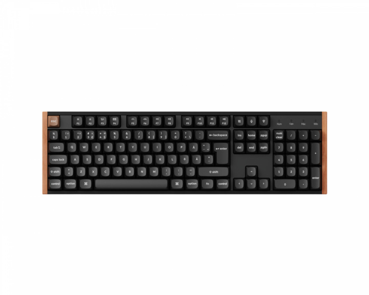 Keychron K10 HE SE Trådløst QMK Tastatur [Gateron 2.0 Purple Magnetic Switch] - Wood Black (DEMO)