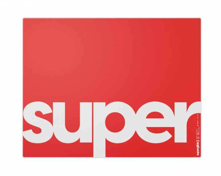 Superglide Glasmåtte v3 L – Type-S – Rød (DEMO)