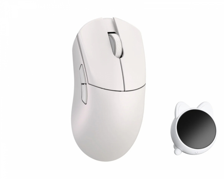 WLMouse Huan Stainless Magnesium Alloy Trådløs Gaming Mus - Hvid (DEMO)
