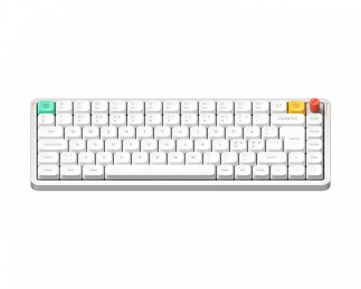NuPhy Air75 V3 Trådløst Tastatur – Nova White [Brown Nano Switch] (DEMO)