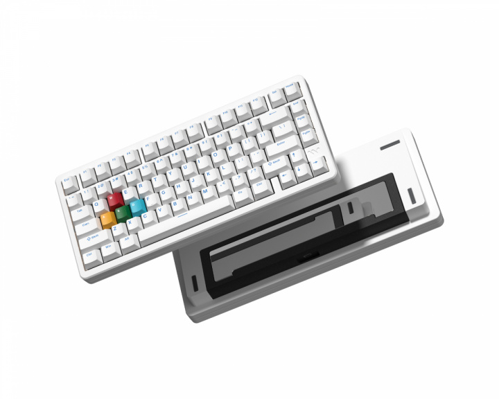 Womier Keyboard SK75 TMR/HE Trådløst Tastatur - Hvid (DEMO)