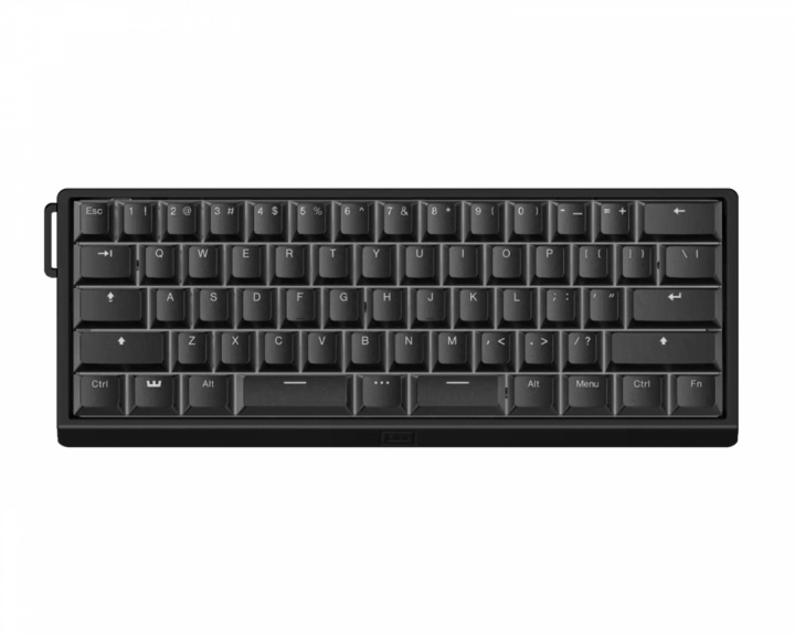 Wooting 60HE V2 Tastatur - ANSI Split Spacebar - Black Aluminium