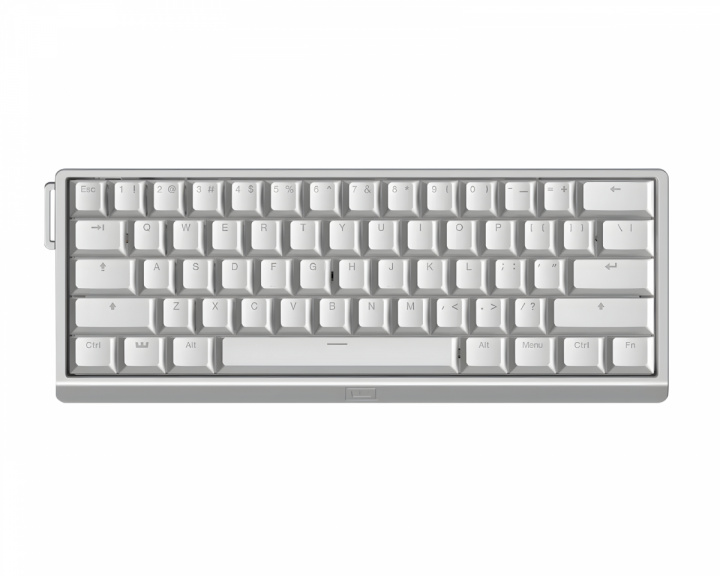 Wooting 60HE V2 Tastatur - ANSI Non Split Spacebar - Silver Aluminum (DEMO)