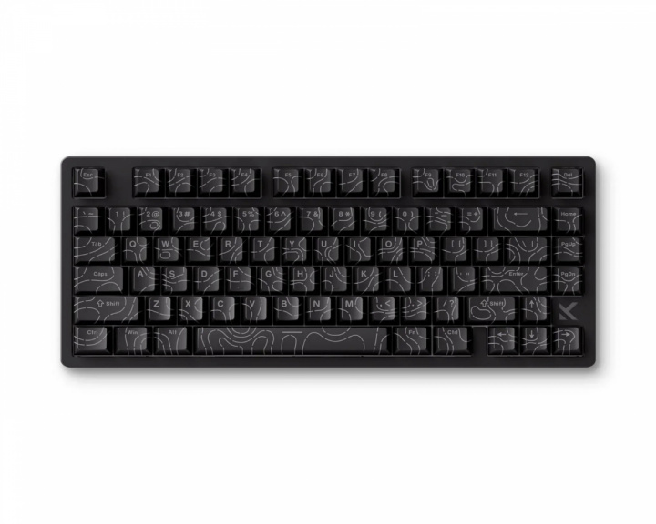 MCHOSE Jet 75 E‑sport Tastatur - Black Topographic [Kailh Magnetic God Switch] (DEMO)