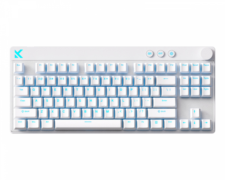 MCHOSE Mix 87 Hall Effect Magnetisk Gaming Tastatur ANSI - Hvid (DEMO)