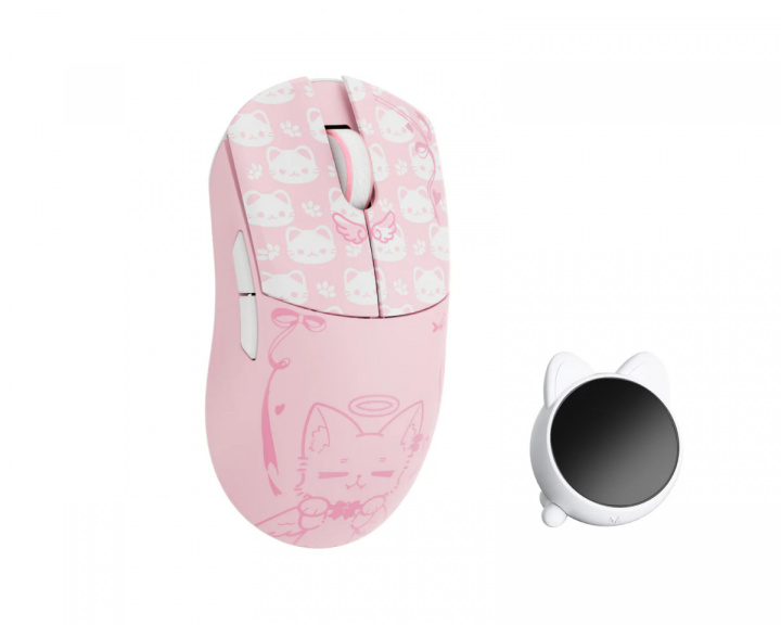WLMouse Huan Rustfrit Magnesium Legering Trådløs Gaming Mus - Pinkko (DEMO)