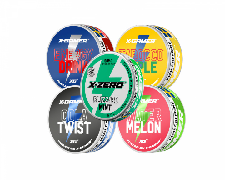 X-Gamer Pouch Energy - Flavour Combo (5-Pack)