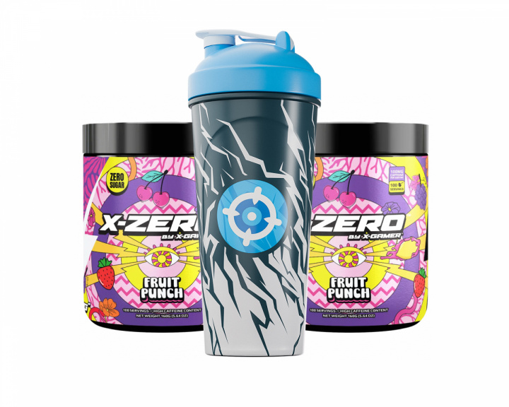 X-Gamer X-Zero Fruit Punch - 2 x 100 Portioner