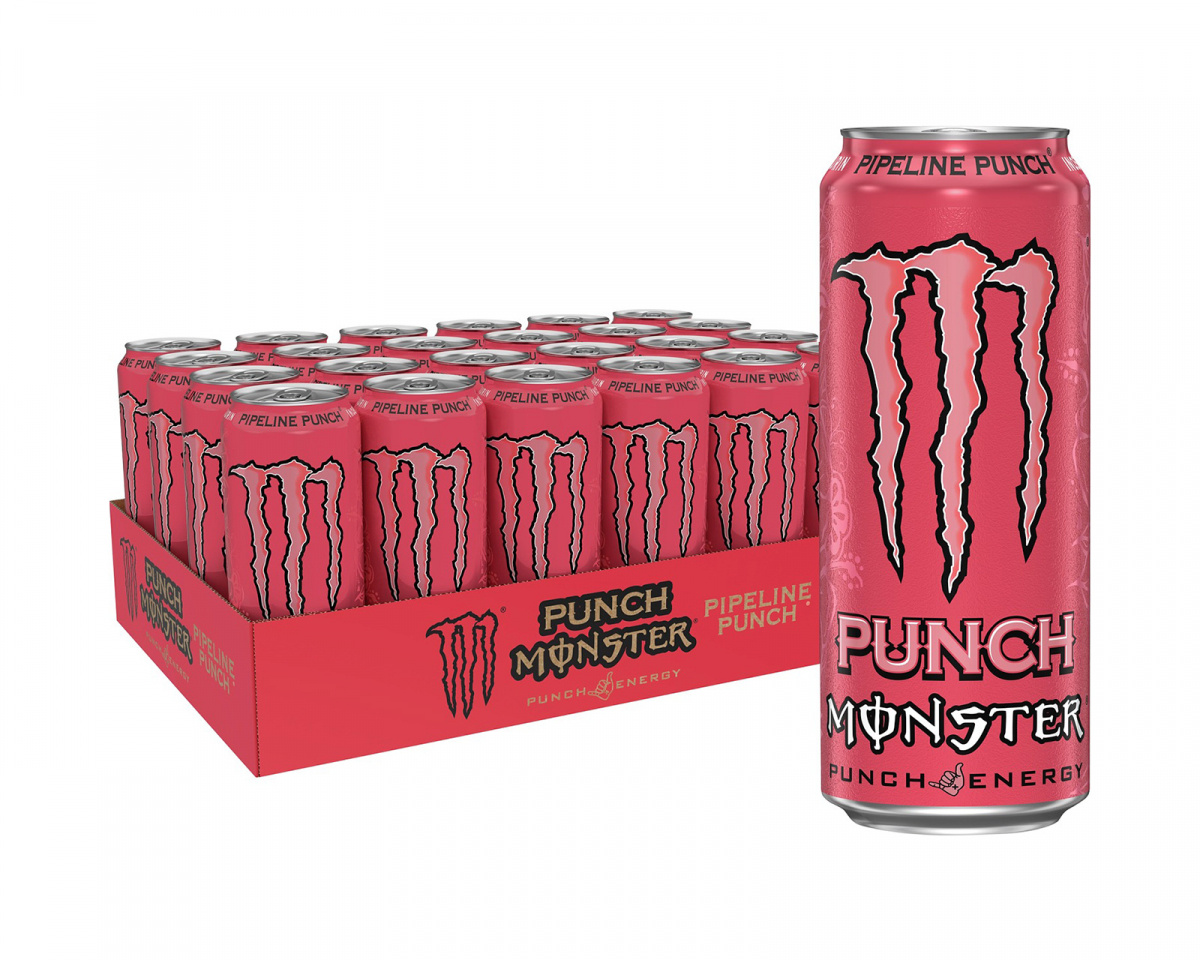 Monster Energy Pipeline Punch 24 x 500ml - MaxGaming.dk