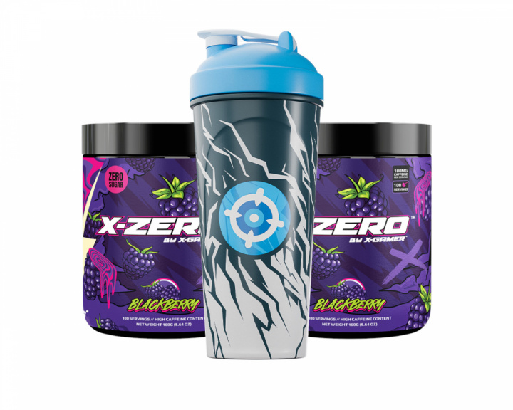 X-Gamer X-Zero Blackberry - 2 x 100 Portioner