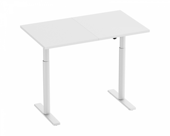 MaxMount Hæve Sænkebord Elektrisk Skrivebord 1200x700mm - Hvid