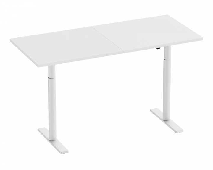 MaxMount Hæve Sænkebord Elektrisk Skrivebord 1600x700mm - Hvid