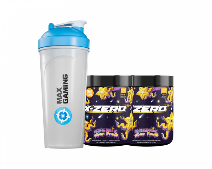 X-Gamer X-Zero Cosmic Star Fruit - 2 x 100 Portioner + Shaker