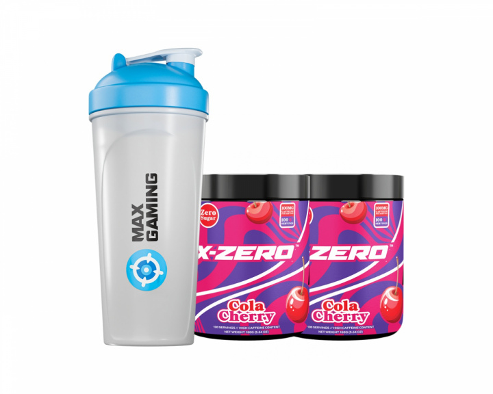 X-Gamer X-Zero Cola Cherry - 2 x 100 Portioner + Shaker
