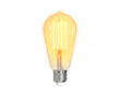 LED-lys Filament E27 WiFI 5.5W ST64, Dimbar