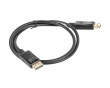 DisplayPort Kabel Han - Han Sort 1 Meter