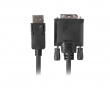 Displayport til DVI-D Kabel 1 Meter